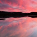 pink lake.